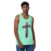 Christ Cross - Men’s premium tank top